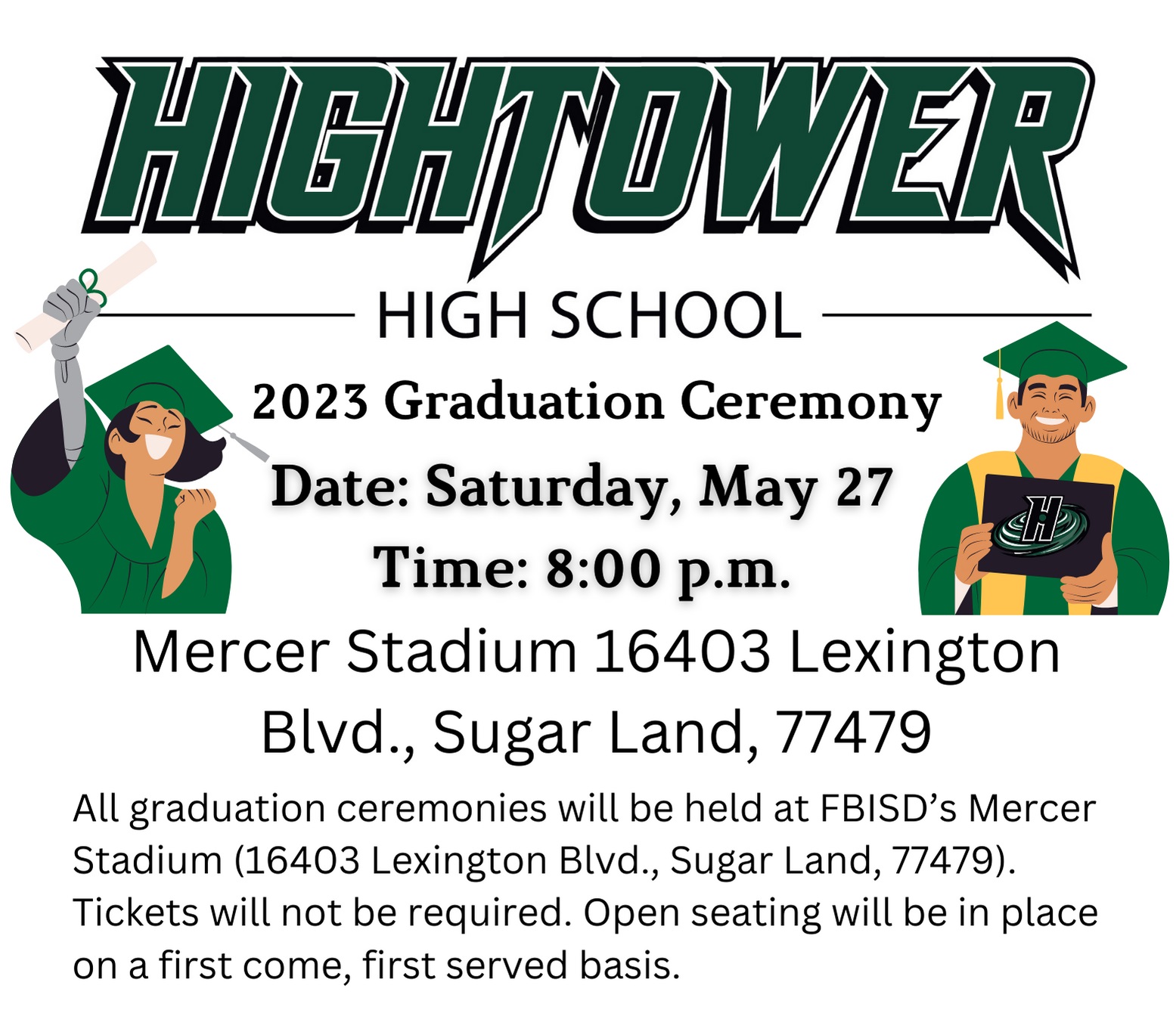 Seniors/Graduation Information / 2023 Hightower Graduation Ceremony